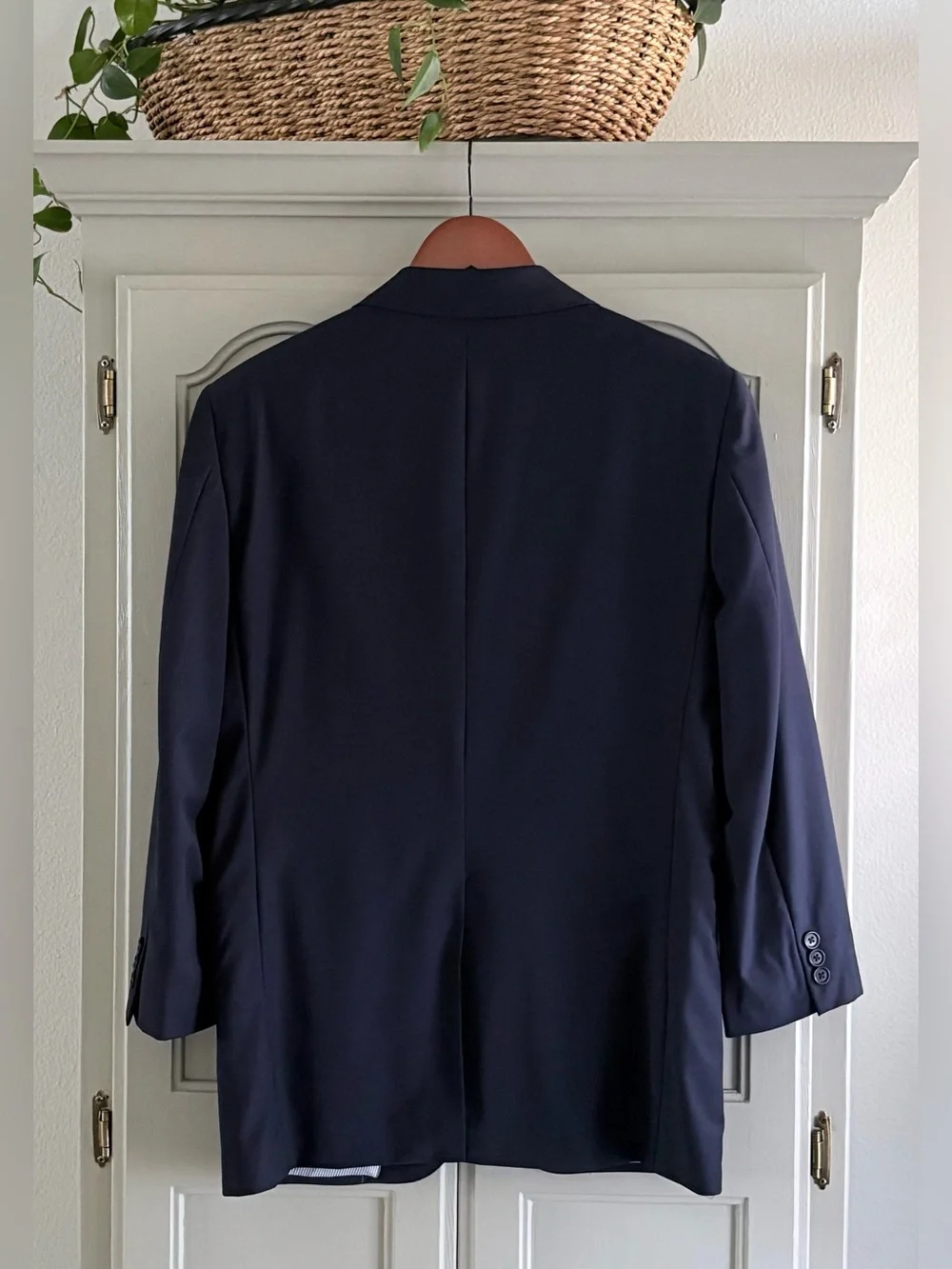 BROOKS BROTHERS Explorer Madison Fit Navy Blue 2 Button Blazer Suit | 36 Short
